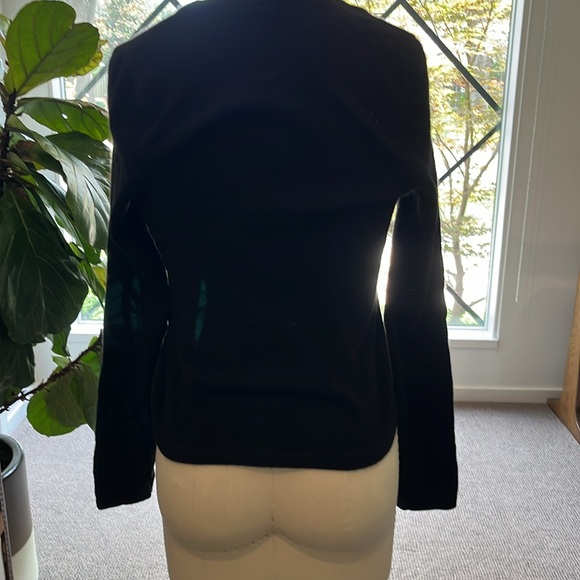 Vince black cashmere cardigan with cutaway front - size small - Picture 3 of 5